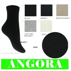 Calza donna corta lana angora Enrico Coveri Neve WS 1 - 6 paia