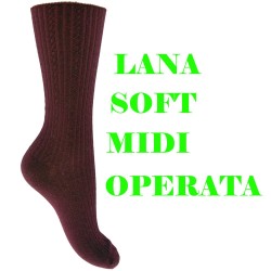 Calza donna midi soft con lana Enrico Coveri Lana Soft WM-5M - 6 paia
