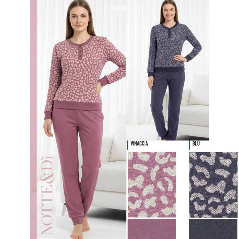 Pigiama donna punto Milano Nottingham NP274