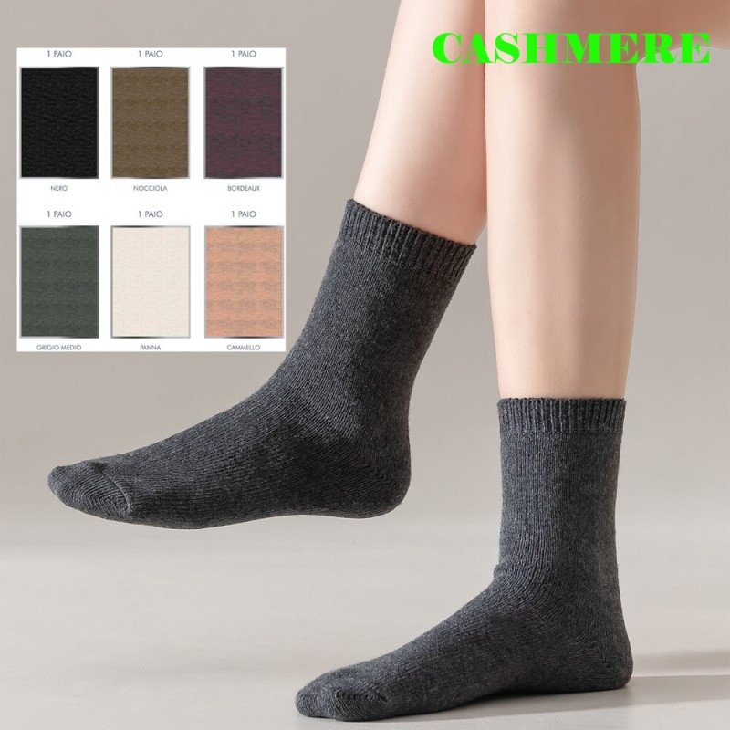 Calza donna corta cashmere Henry Cotton's HT30021 - 6 paia