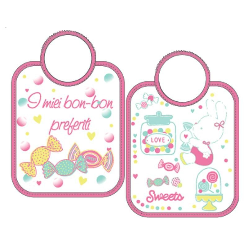 ELLEPI 6 BAVETTE BABY PLASTIFICATE 9504