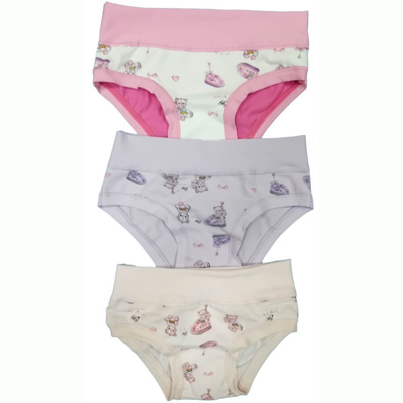 Slip bimba cotone elasticizzato Emy B3048 - 6 slip