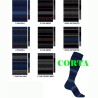 Calza uomo corta pile Carpenter 0630 WARM STRIPE - 12 paia