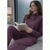 Pigiama donna caldo punto jacquard Nottingham NPB903