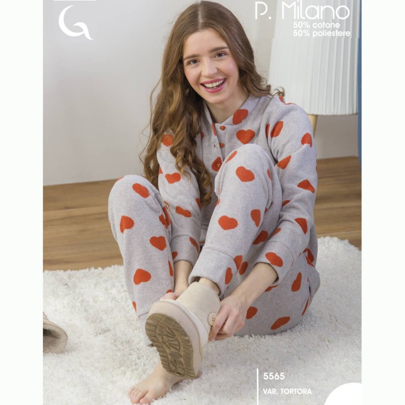 Pigiama donna punto Milano Gary 5565