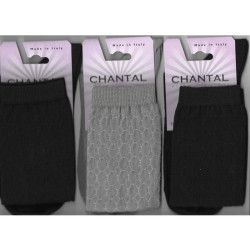 CHANTAL 6 PAIA CALZA DONNA COTONE LUNGA 509 TRAFORATO