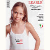 LEABLE 6 CANOTTIERA RAGAZZA COTONE SPALLA STRETTA 1446