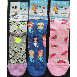 LEONDORO 6 PAIA ANTISCIVOLO COTONE BIMBA 057