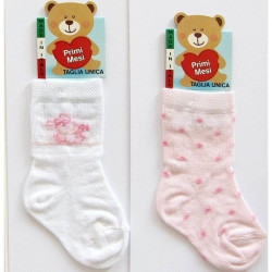 LEONDORO 6 PAIA CALZA BABY COTONE CORTA 421