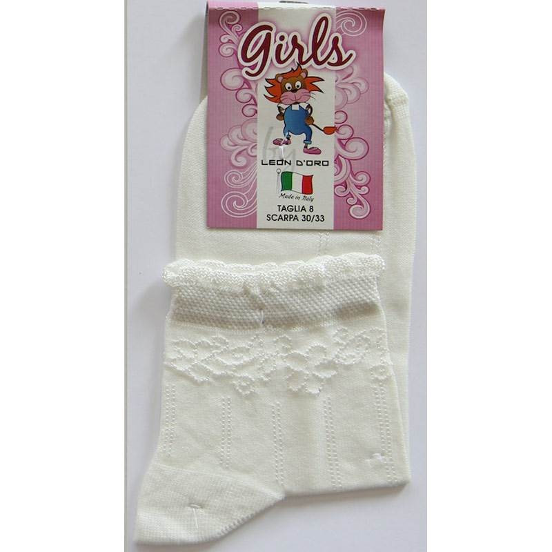 LEONDORO 6 PAIA CALZA BIMBA COTONE CORTA 868/C