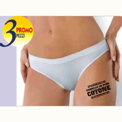 INTIMIDEA 3 SLIP DONNA MICROFIBRA 310284