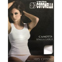 COTONELLA 3 TOP DONNA SPALLA LARGA COTONE AD167