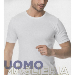 NYMAF MAGLIA UOMO DOUBLE MANICA CORTA