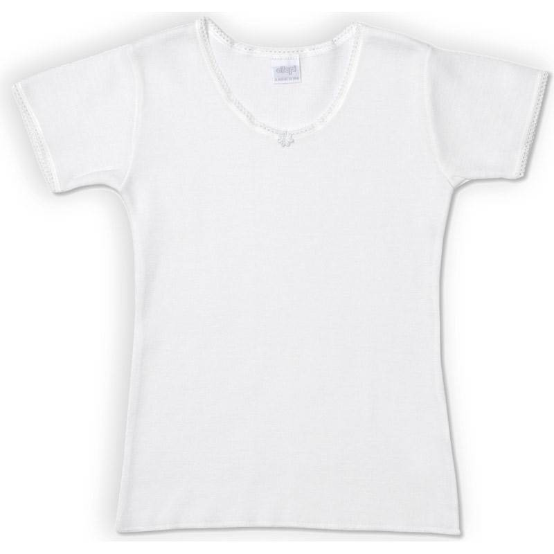 ELLEPI 6 MAGLIA BIMBA LANA E COTONE MANICA CORTA 699