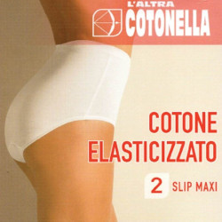 COTONELLA 2 CULOTTA DONNA COTONE ELASTICIZZATO 3941