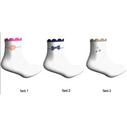 SCOPRI 12 PAIA CALZA BIMBA COTONE CORTA ANASTASIA