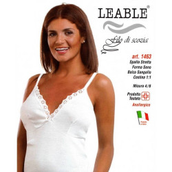 LEABLE 3 CANOTTIERA DONNA TAGLIE FORTI FILO DI SCOZIA 1463