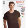 LEABLE 6 T-SHIRT UOMO TAGLIE FORTI COTONE GIROCOLLO 1418
