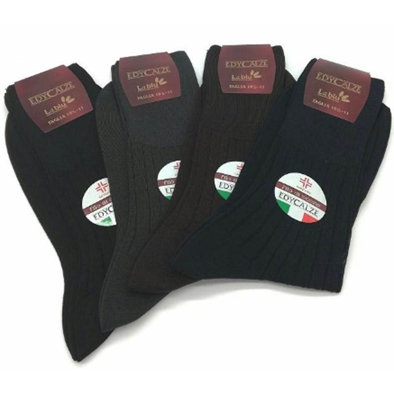 EDY 6 PAIA CALZA UOMO SANITARIA COTONE CORTA 60/1