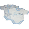 ELLEPI 2 BODY BABY COTONE MEZZA MANICA  FANTASIA 4721