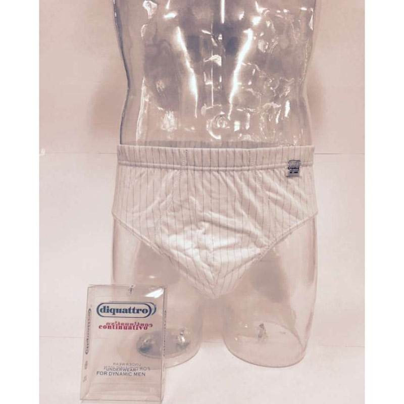 DIQUATTRO 6 SLIP UOMO TAGLIE FORTI COTONE 119/C