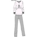 GARY PIGIAMA RAGAZZA COTONE INTERLOCK F40002