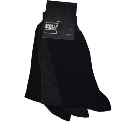 ENRICO COVERI 12 PAIA CALZA UOMO CALDOCOTONE CORTA SKYLINE NW1C